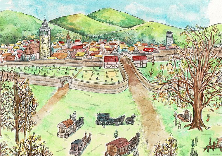Die Stadt Allendorf anno 1816